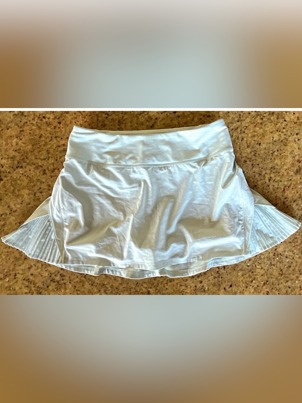 Lululemon Island Mist Play off the Pleats Active Skort size 4